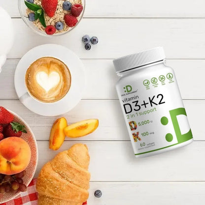 Suplemento de vitamina D3K2 - Tu escudo diario en una cápsula